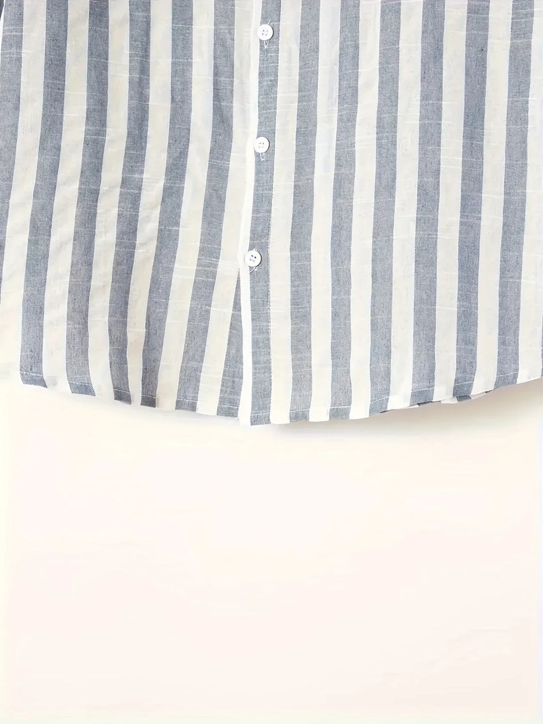 George - Camisa Elegante De Manga Larga a Rayas
