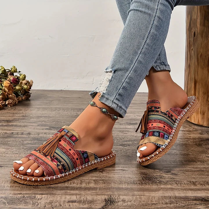 Leena - Sandalias Ortopédicas Planas y Cómodas