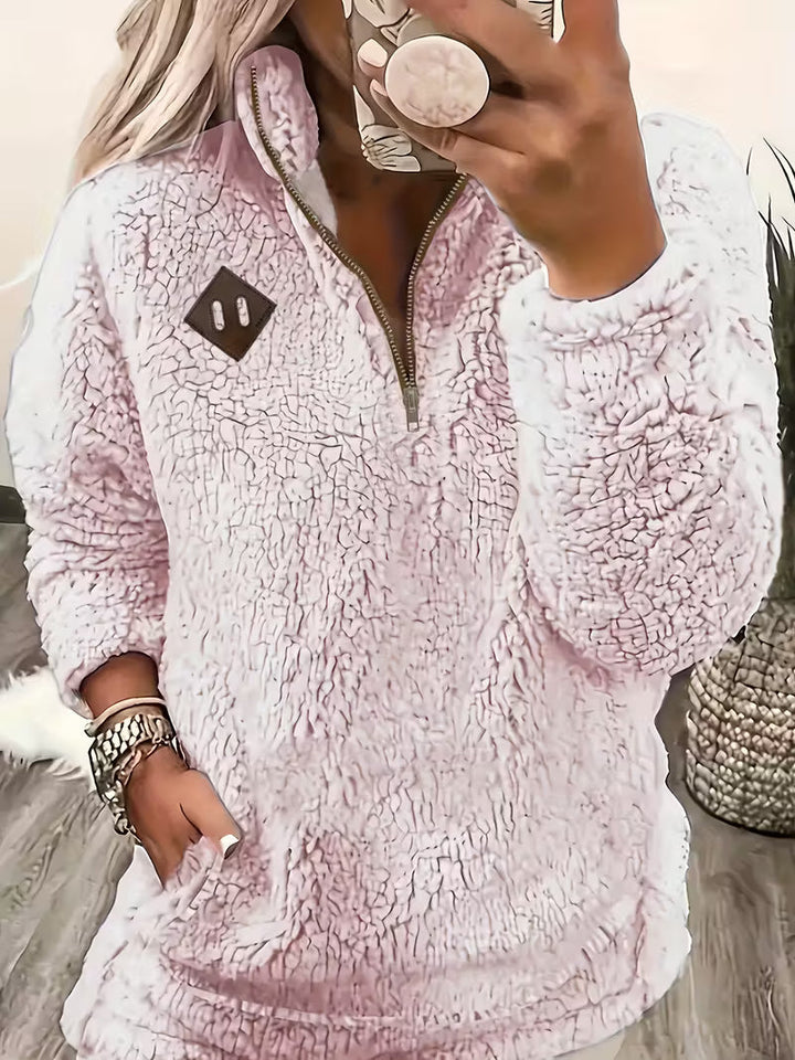 Humera - Elegante Chaqueta Con Cremallera y Manga Larga