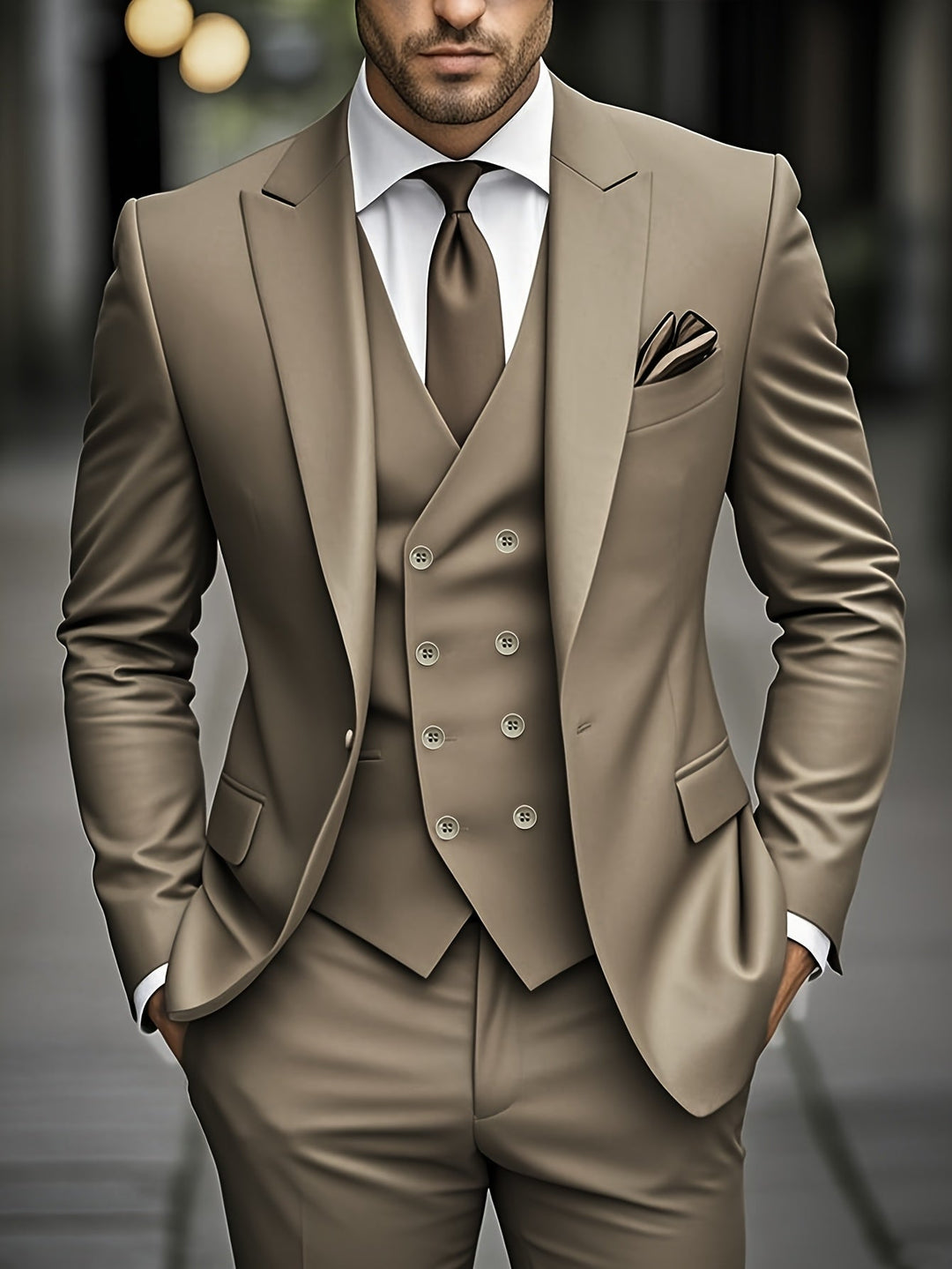Alexandre - Traje Formal De Tres Piezas a Medida