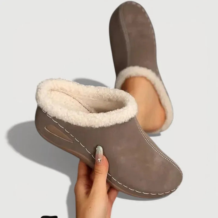Achly - Zapatillas de Plataforma de Denim Afelpado