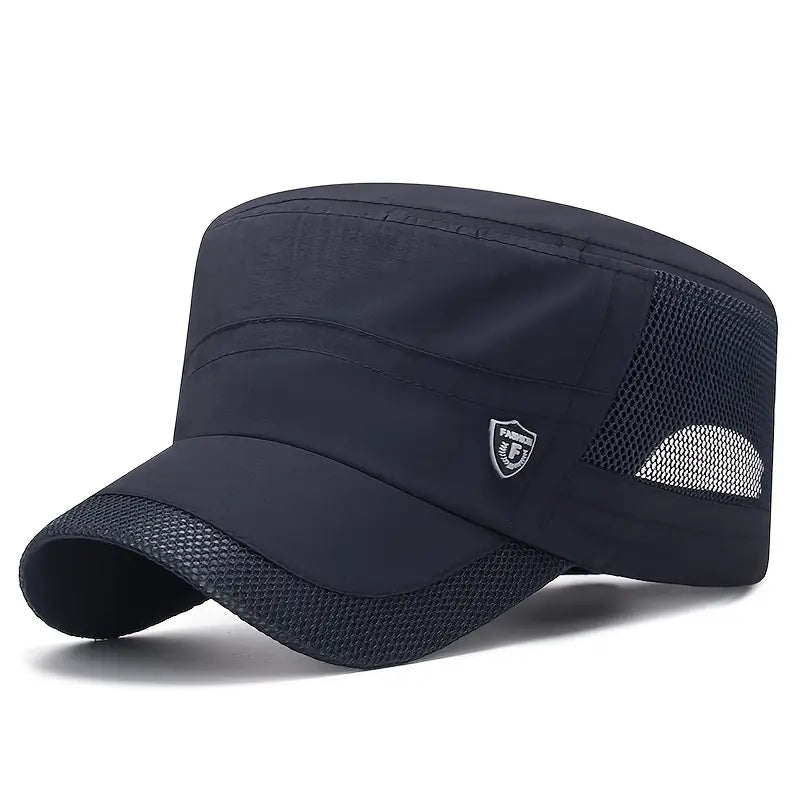 Miron - Gorra Plana De Malla Transpirable y Secado Rápido