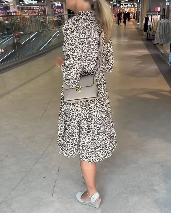 Siobhan - Vestido Con Estampado De Deopardo