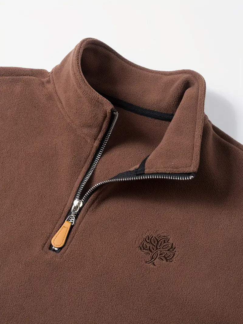 Lamar - Sudadera De Manga Larga Con Media Cremallera