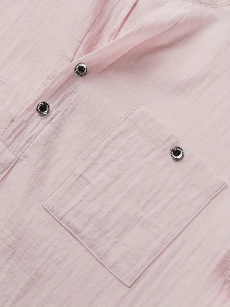 Vaughn - Elegante Camisa De Manga Corta