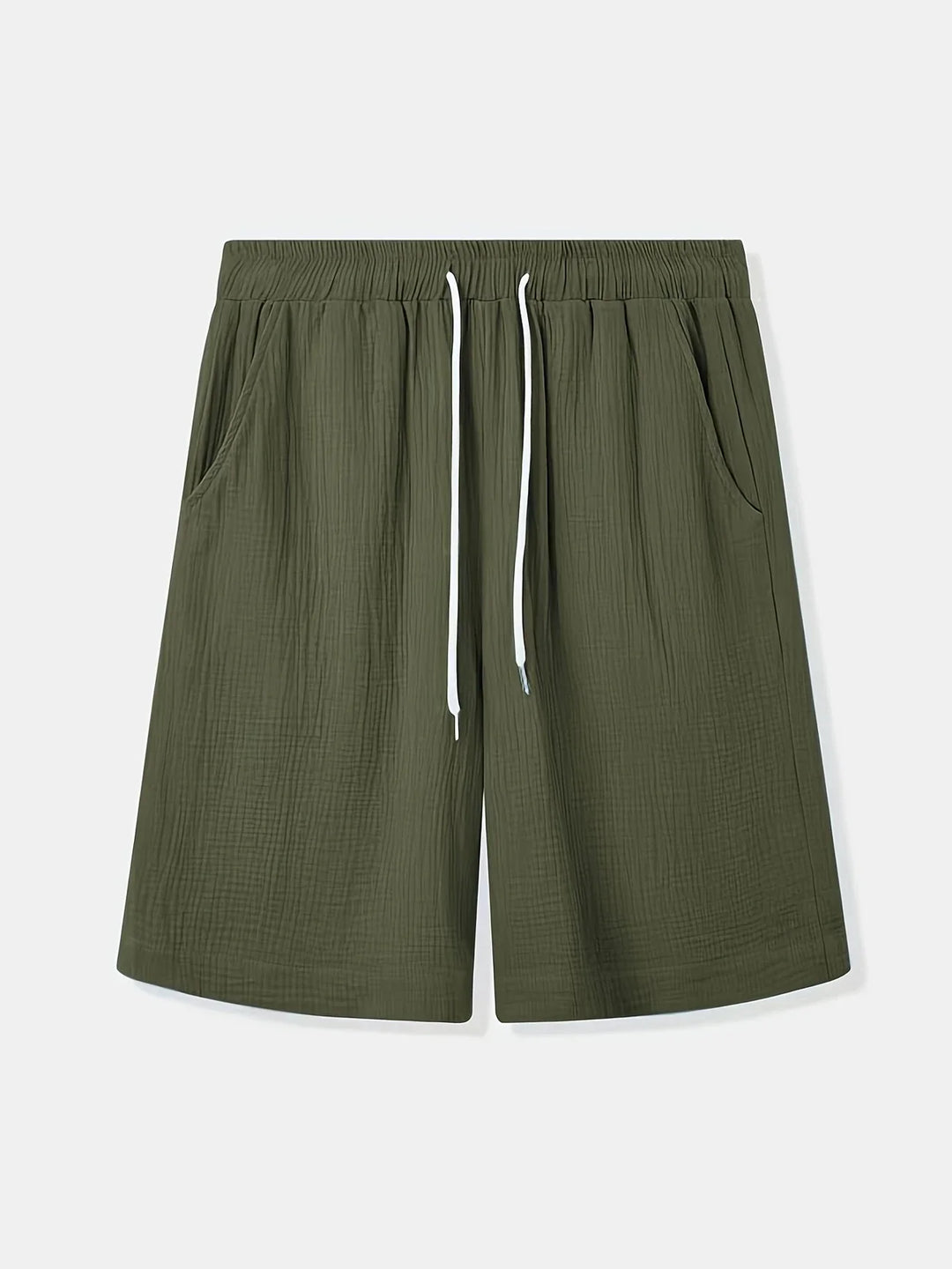 Bancroft - Elegantes Pantalones Cortos Holgados Con Bolsillos