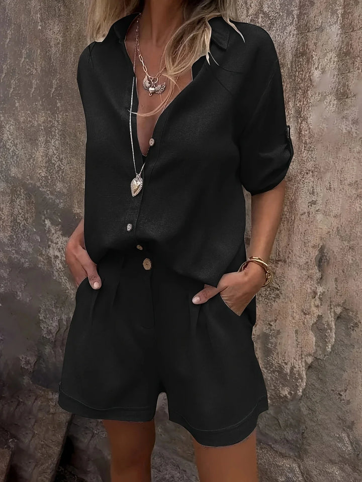 Arampatzi - Elegante Conjunto De Dos Piezas Para Verano