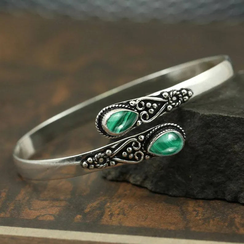 Rovik - Pulsera Vintage De Plata