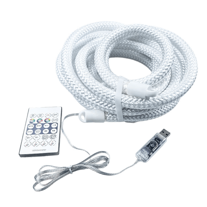 LumiRope - Luz Flexible De Silicona RGB Inteligente De 360 Grados