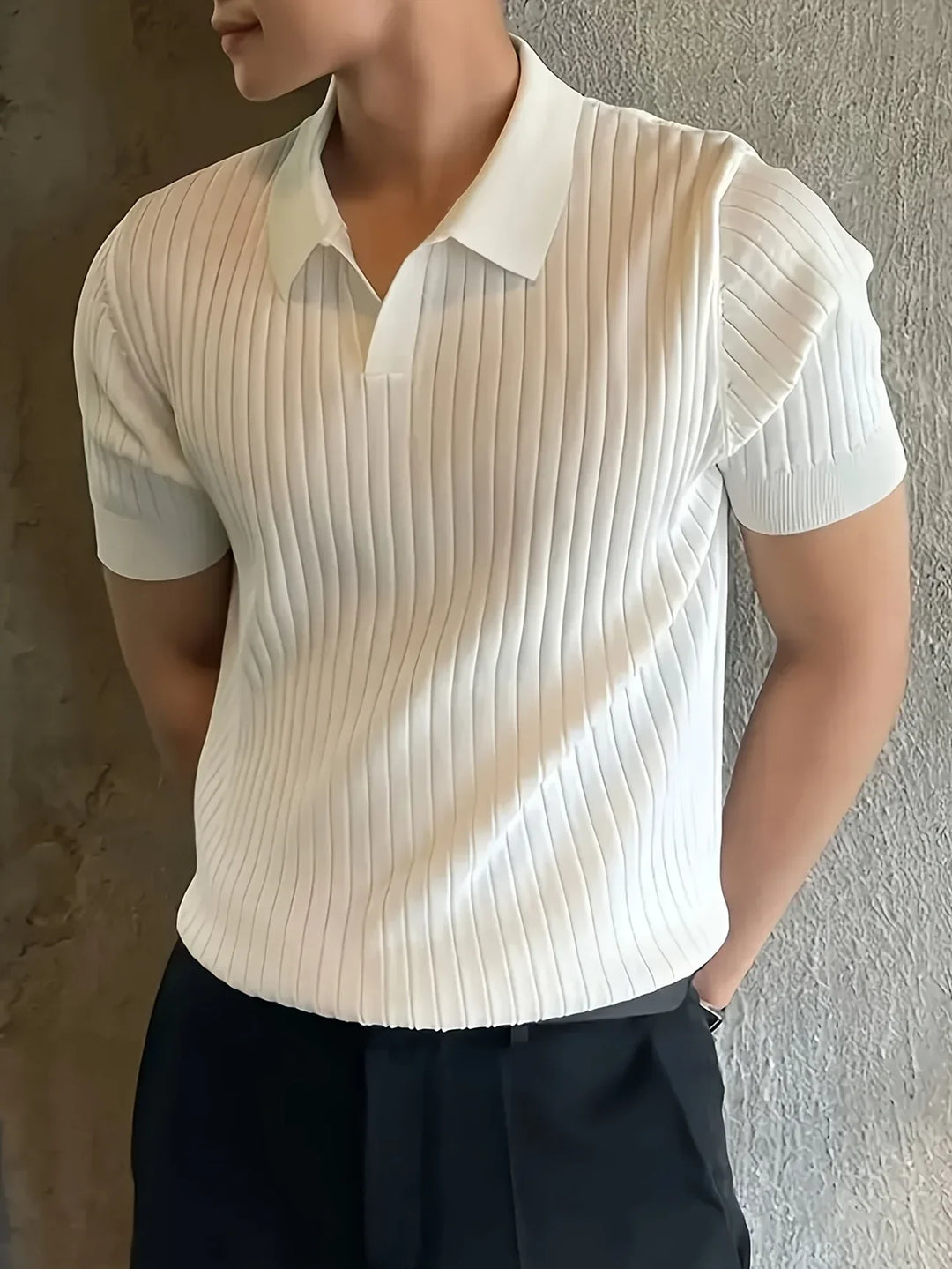 Avgustin - Polo Informal De Manga Corta