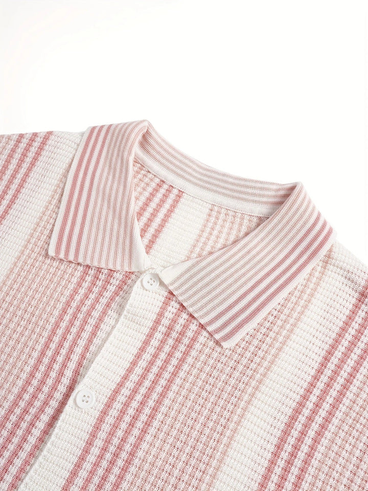 Avram - Camisa Informal A Rayas Con Botones
