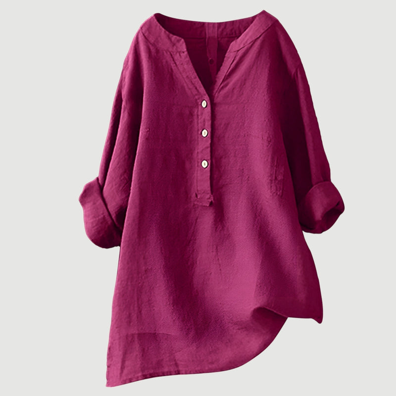 Johanne - Elegante Blusa Abotonada