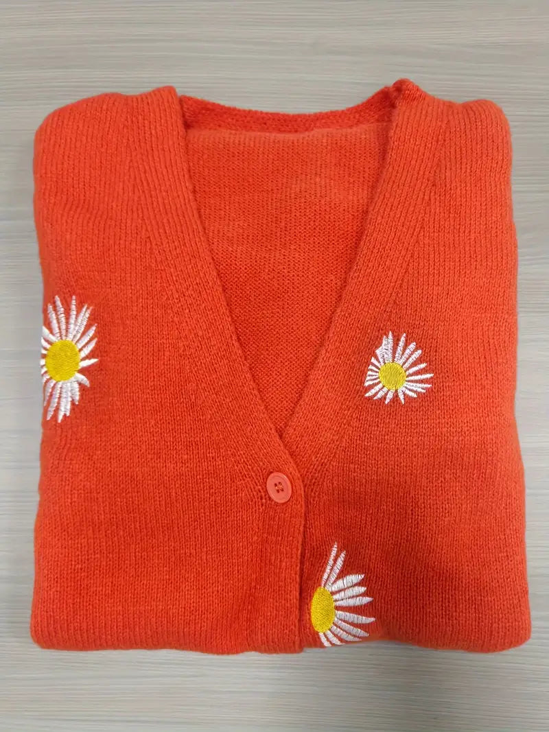 Korina - Elegante Cárdigan De Manga Larga Con Botones