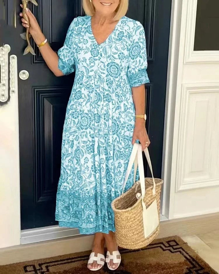 Perla - Vestido Bohemio Con Cuello En V
