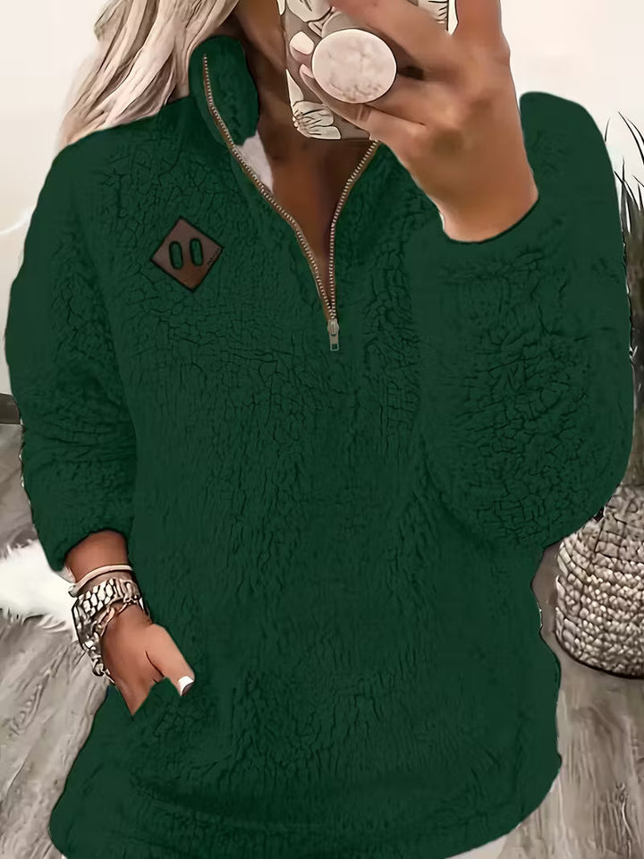 Humera - Elegante Chaqueta Con Cremallera y Manga Larga