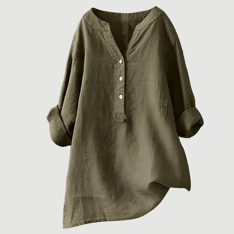 Johanne - Elegante Blusa Abotonada