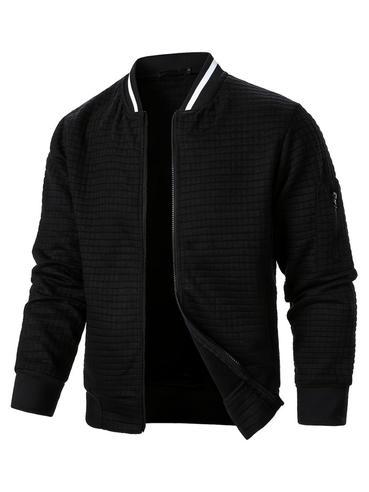 Benjie - Chaqueta Tipo Cárdigan Con Cuello Alto Y Cremallera
