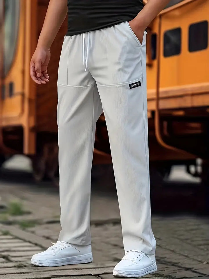 Travys - Pantalones Deportivos Informales Con Bolsillos