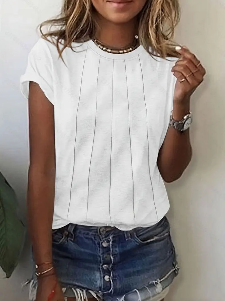 Vitaliya - Camiseta Casuales De Manga Corta