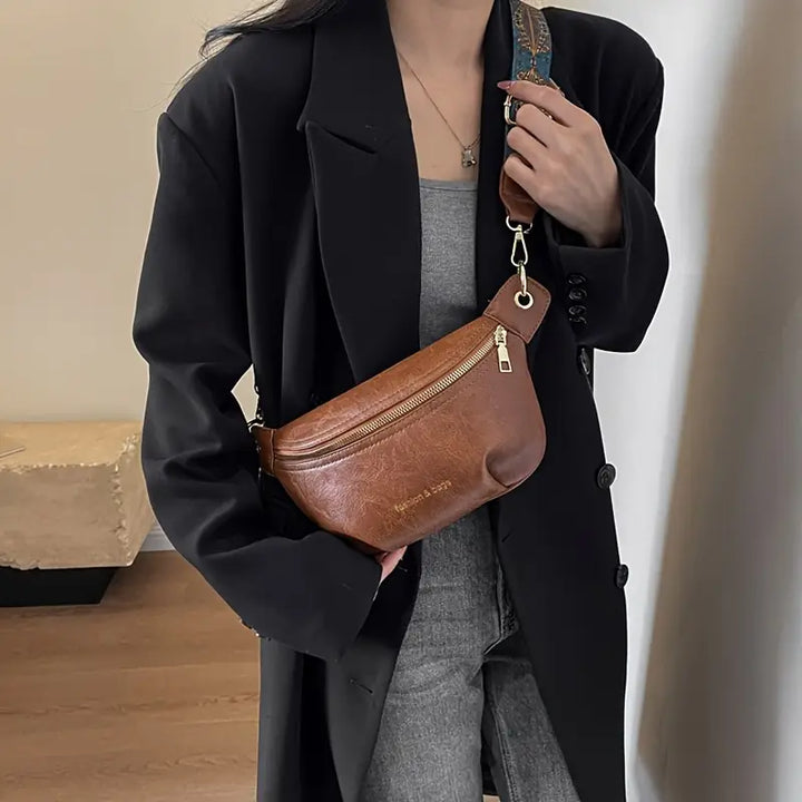 Jasleen - Bolso Bandolera Con Correa Ancha