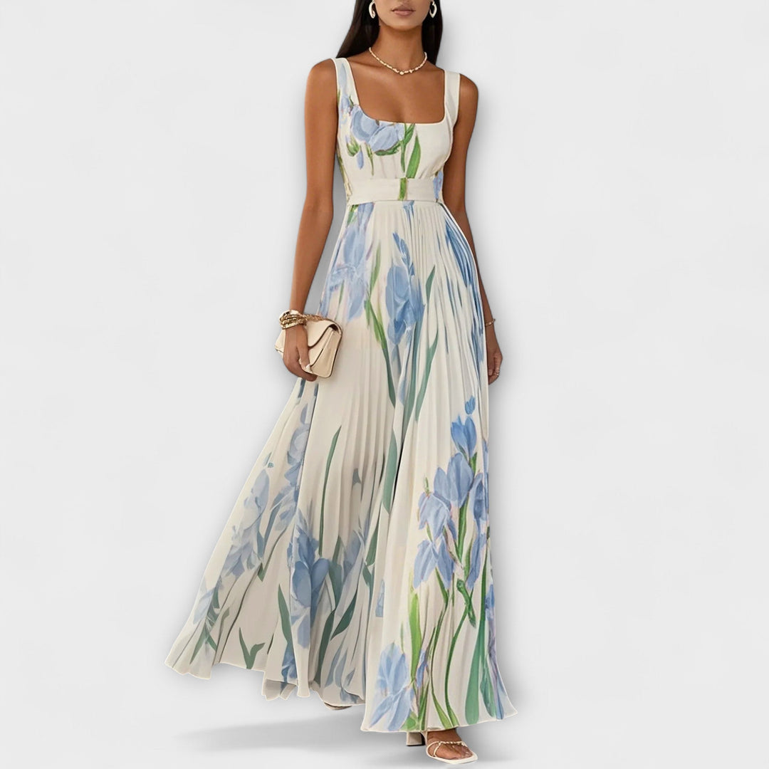 Tressa - Elegante Vestido Sin Mangas Con Estampado Floral