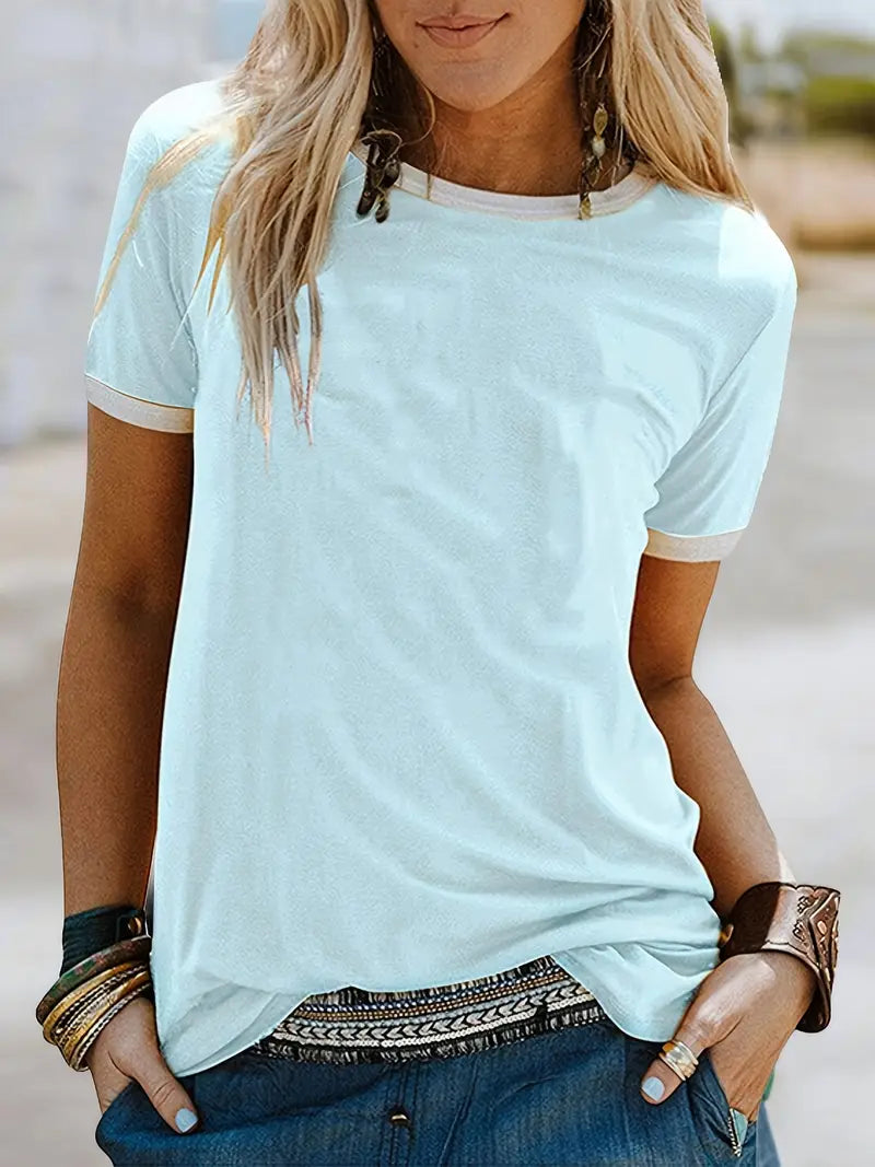 Kisara - Camiseta Informal De Manga Corta