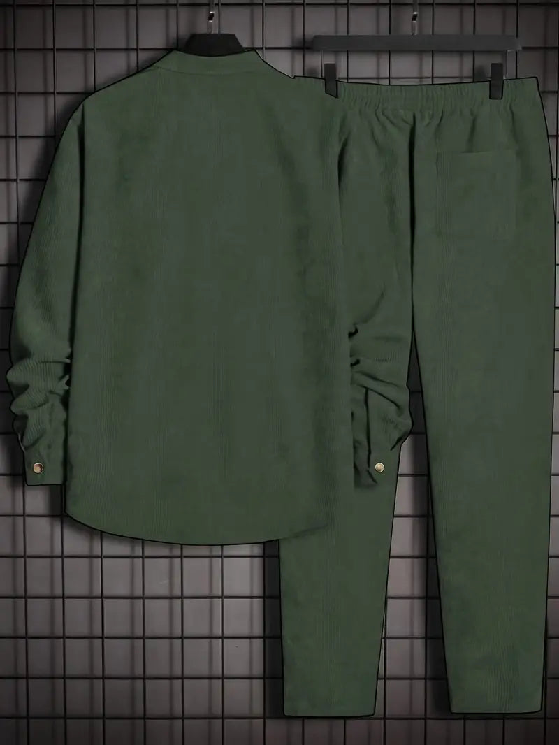 Podolak - Otoño e invierno Camisa De Manga Larga Con Pantalones Holgados