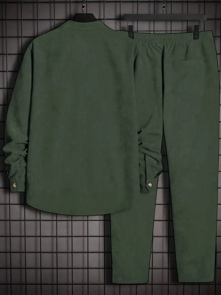 Podolak - Otoño e invierno Camisa De Manga Larga Con Pantalones Holgados