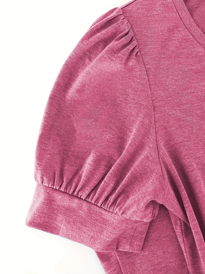 Kizzy - Camiseta Transpirable Con Mangas Tipo Pétalo