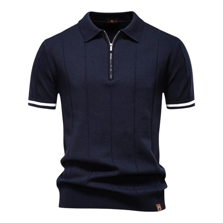 Johncena - Polo Deportivo Informal Con Cremallera