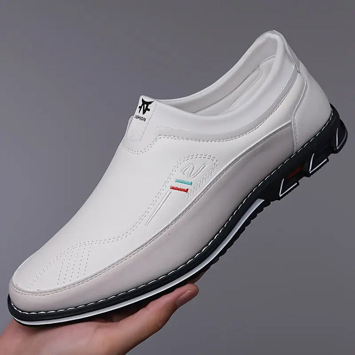 Daron - Mocasines Antideslizantes De Cuero