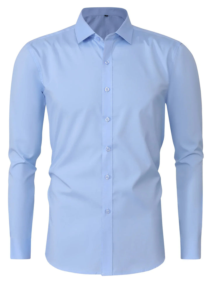 Byron - Elegante Camisa De Manga Larga Con Btones