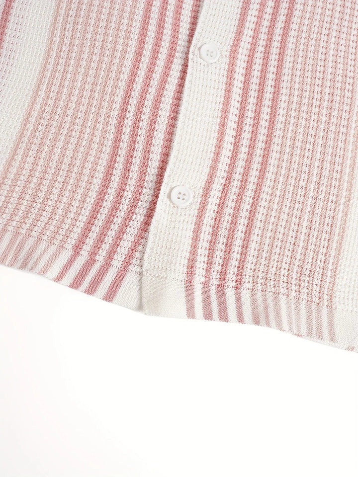 Avram - Camisa Informal A Rayas Con Botones