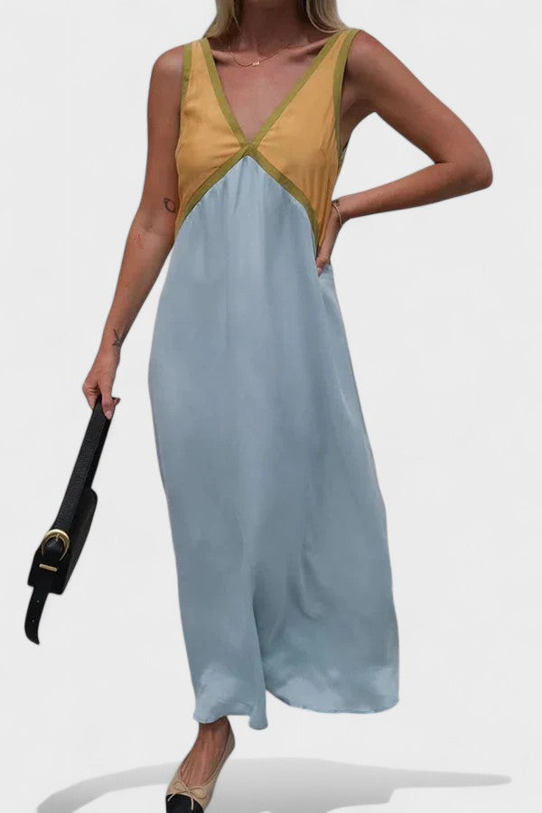 Vida - Elegante Vestido Largo Sin Mangas