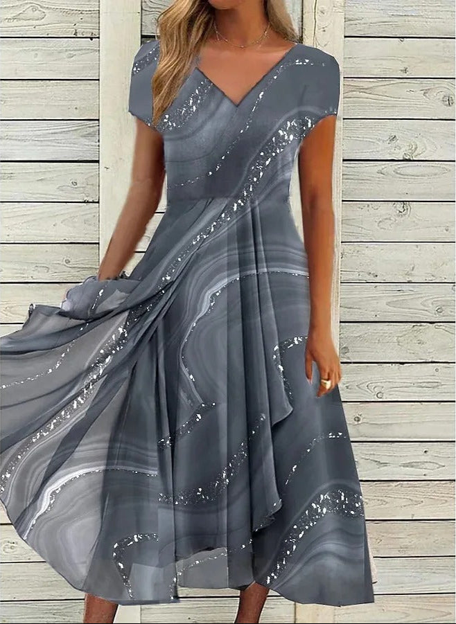 Ayana - Vestido Midi Con Cuello En V