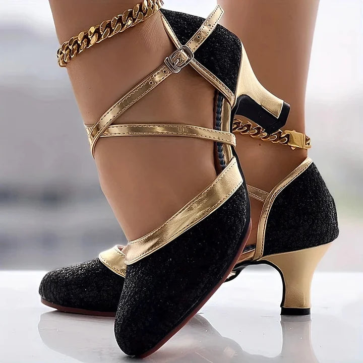 Taleia - Sandalias Elegantes Con Tacón Grueso