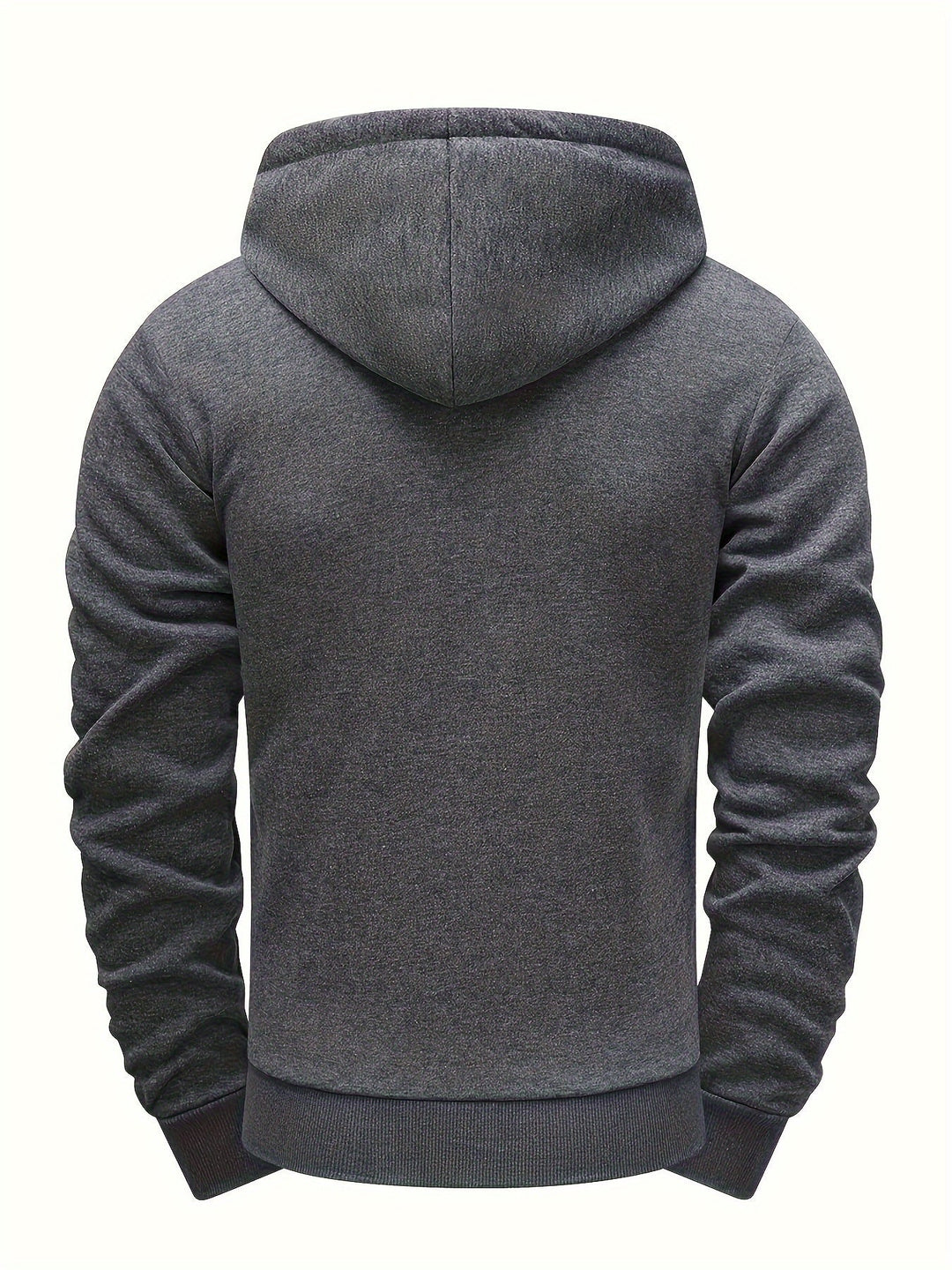 Hendro - Sudadera Con Capucha y Cremallera De Manga Larga Informal