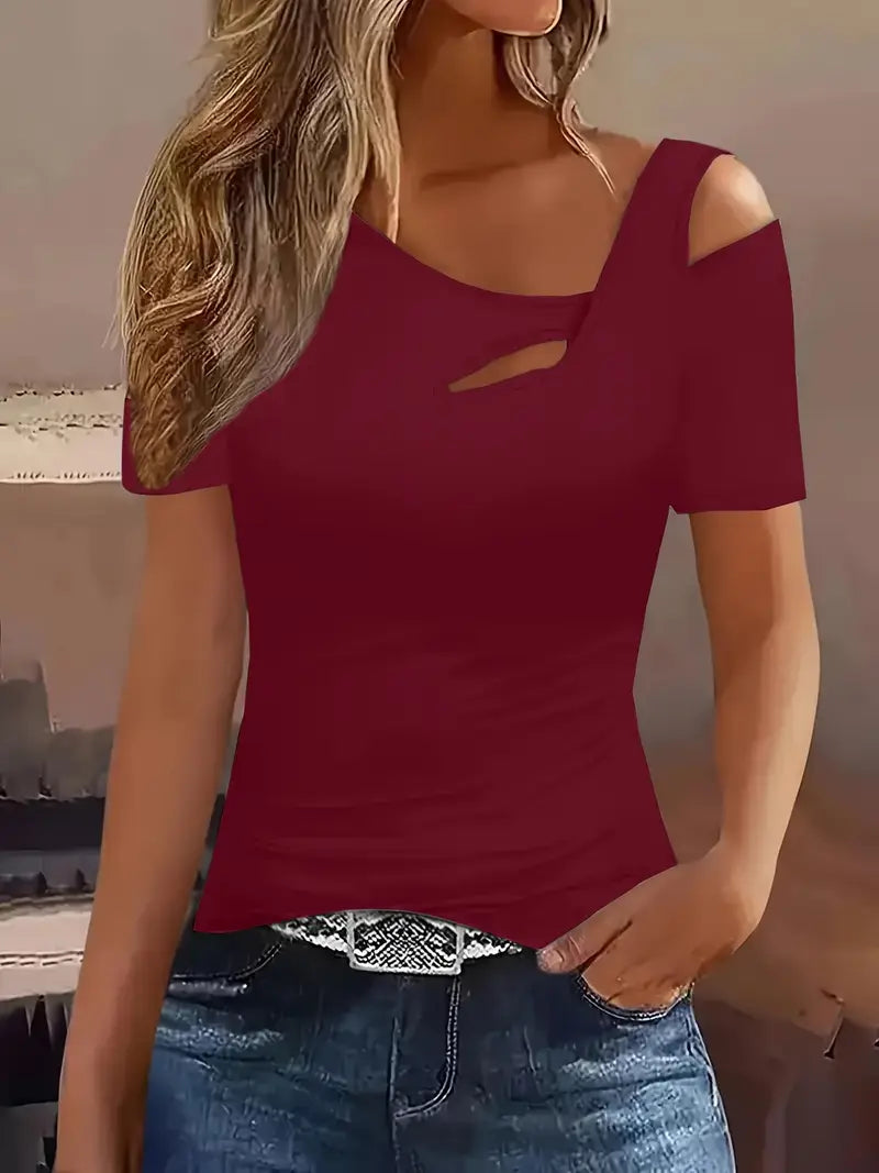 Nektaria - Top Casual De Manga Corta