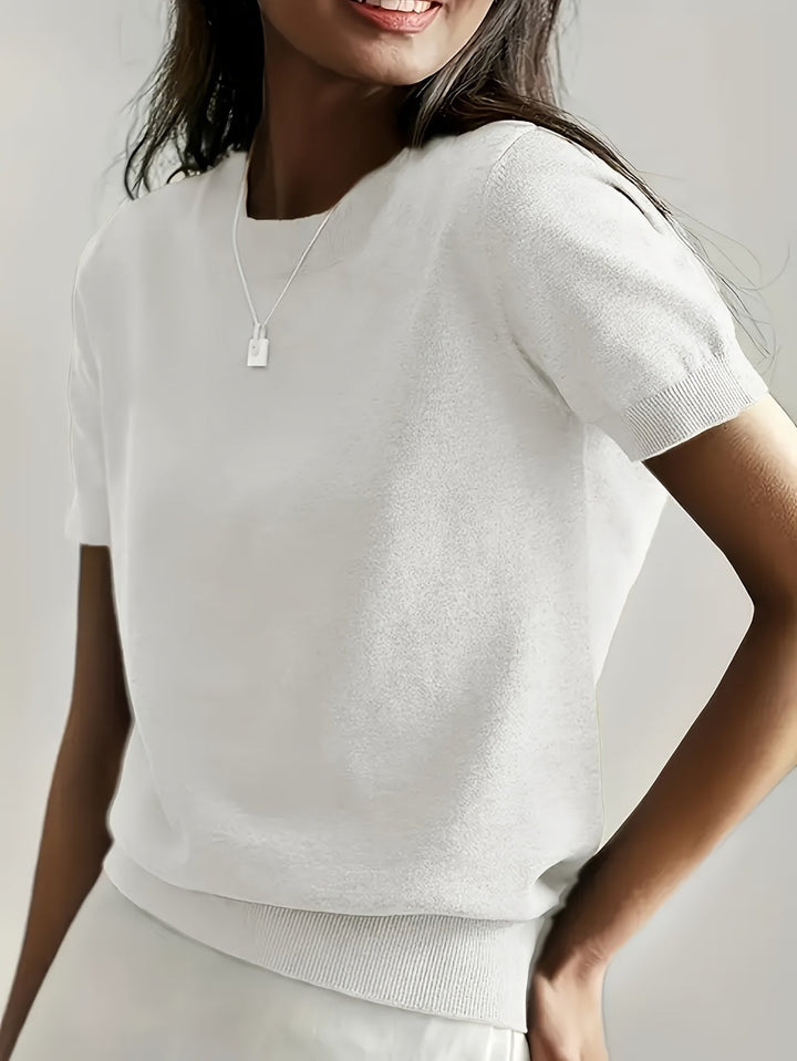 Jacquie - Camiseta Informal De Alta Elasticidad
