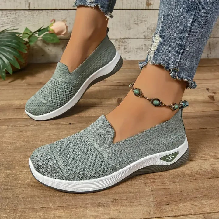 Yaelith - Zapatilla Ortopédica Transpirable Sin Cordones Para Caminar