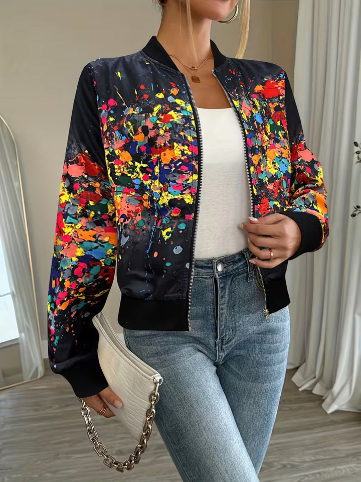 Riena - Chaqueta Con Estampado Tie-dye De Colores Vivos