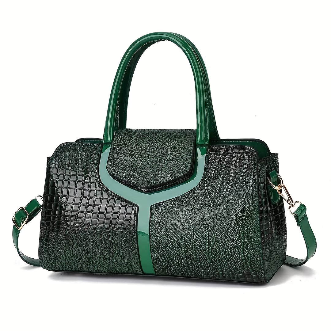 Subina - Bolso Con Textura De Cocodrilo