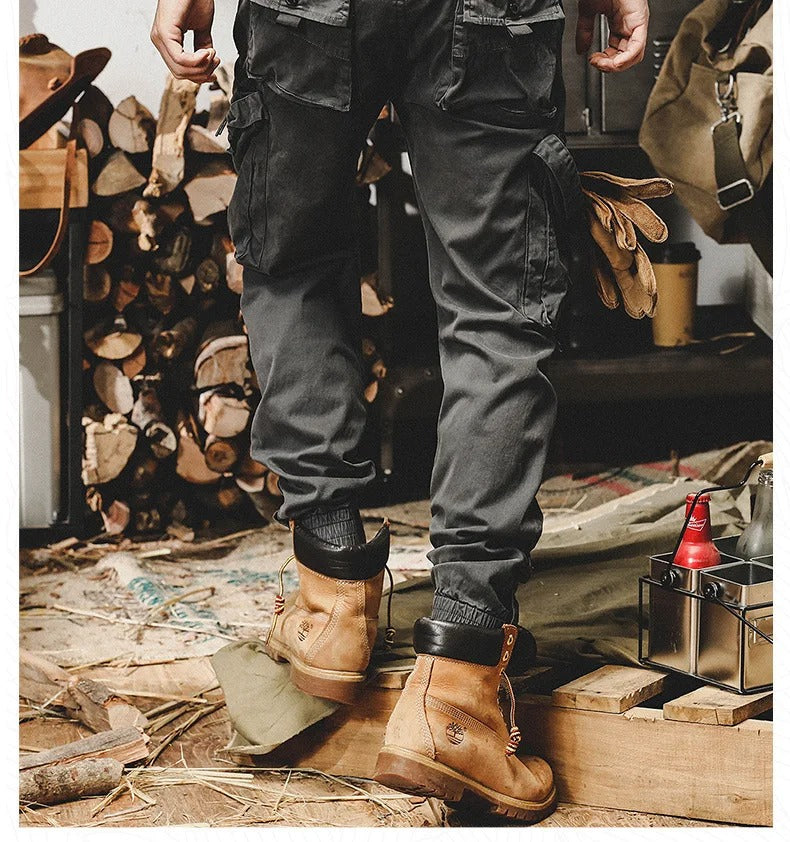 Guntram - Pantalones Cargo Elásticos Con Elastano