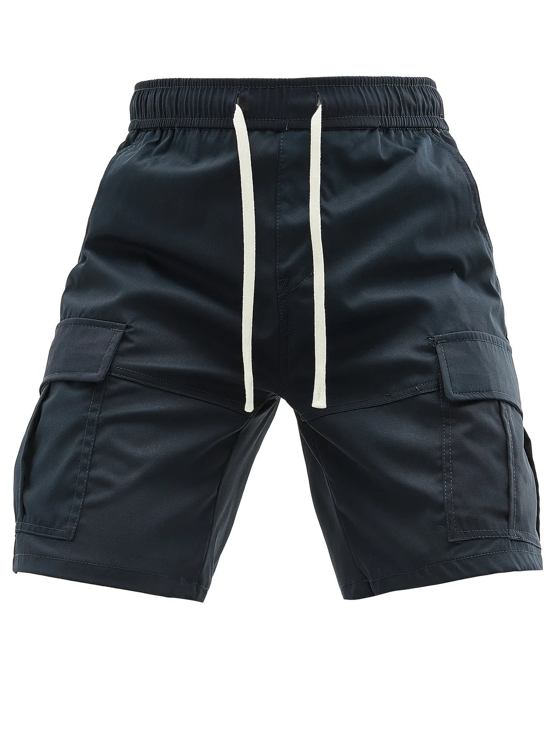 Lewand - Pantalones Cortos Cargo Elegantes y Holgados Con Bolsillo Lateral