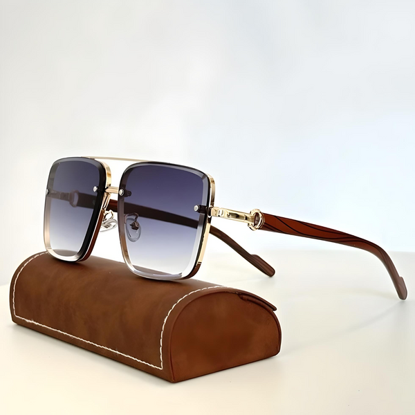 VintEdge - Gafas de sol Retro Cuadradas