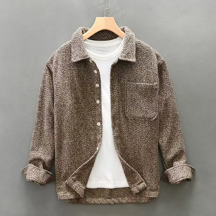 Steve - Camisa Casual Con Botones De Cachemira