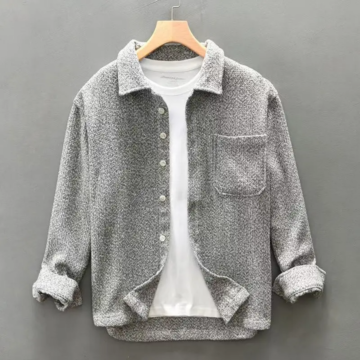 Steve - Camisa Casual Con Botones De Cachemira