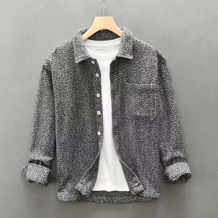 Steve - Camisa Casual Con Botones De Cachemira