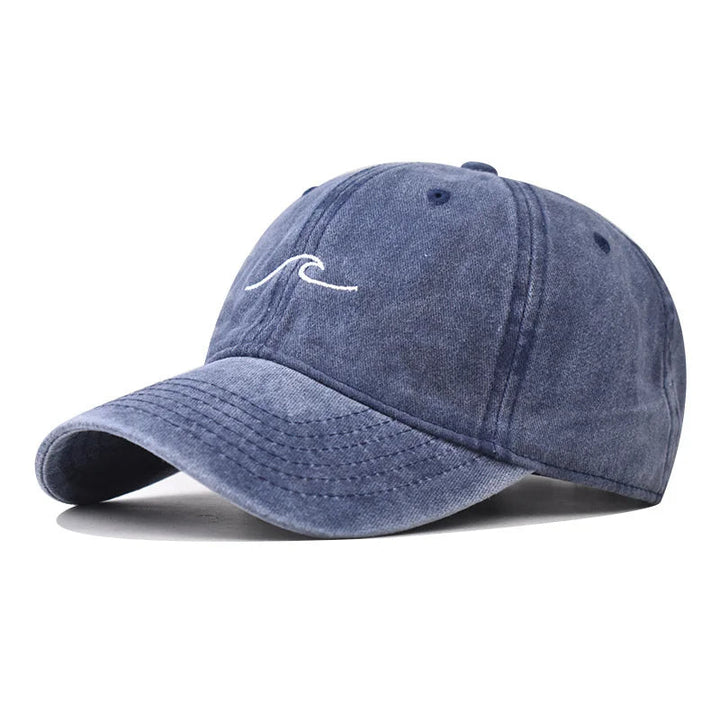 Erkan - Gorra con Bordado de Ondas