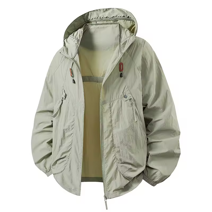 Vrenda - Chaqueta Con Capucha y Mangas Largas Con Bolsillo